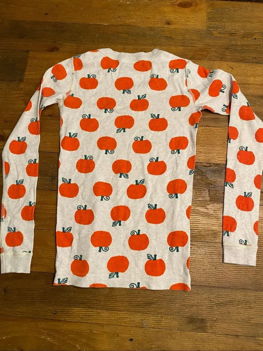 Hanna Andersson size US 12 150 cm pajama top pumpkins sleep shirt